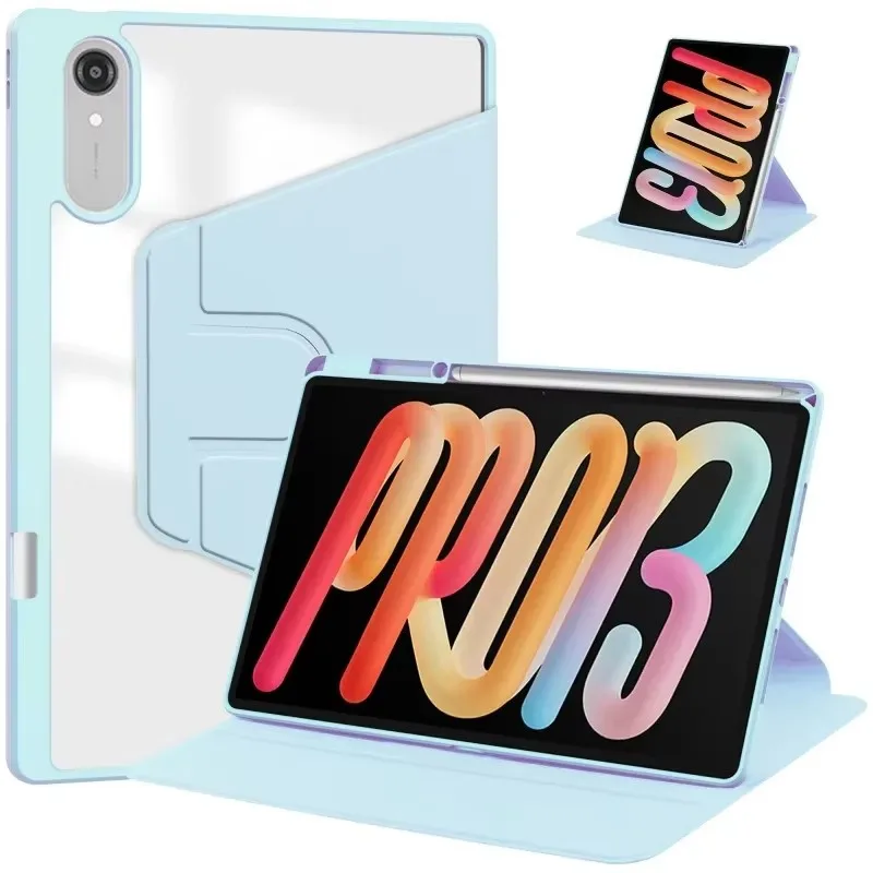 Smart Rotating Tablet Case with Pencil Holder - Enhanced Protection