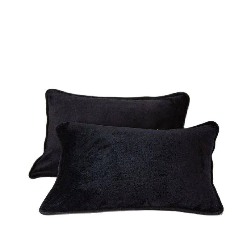 Thicken Soft Flannel Pillow Case Winter Warm Pillowcases Cushion Cover For Adult Children Home Decorative Throw Pillows 1/2 pcs 3