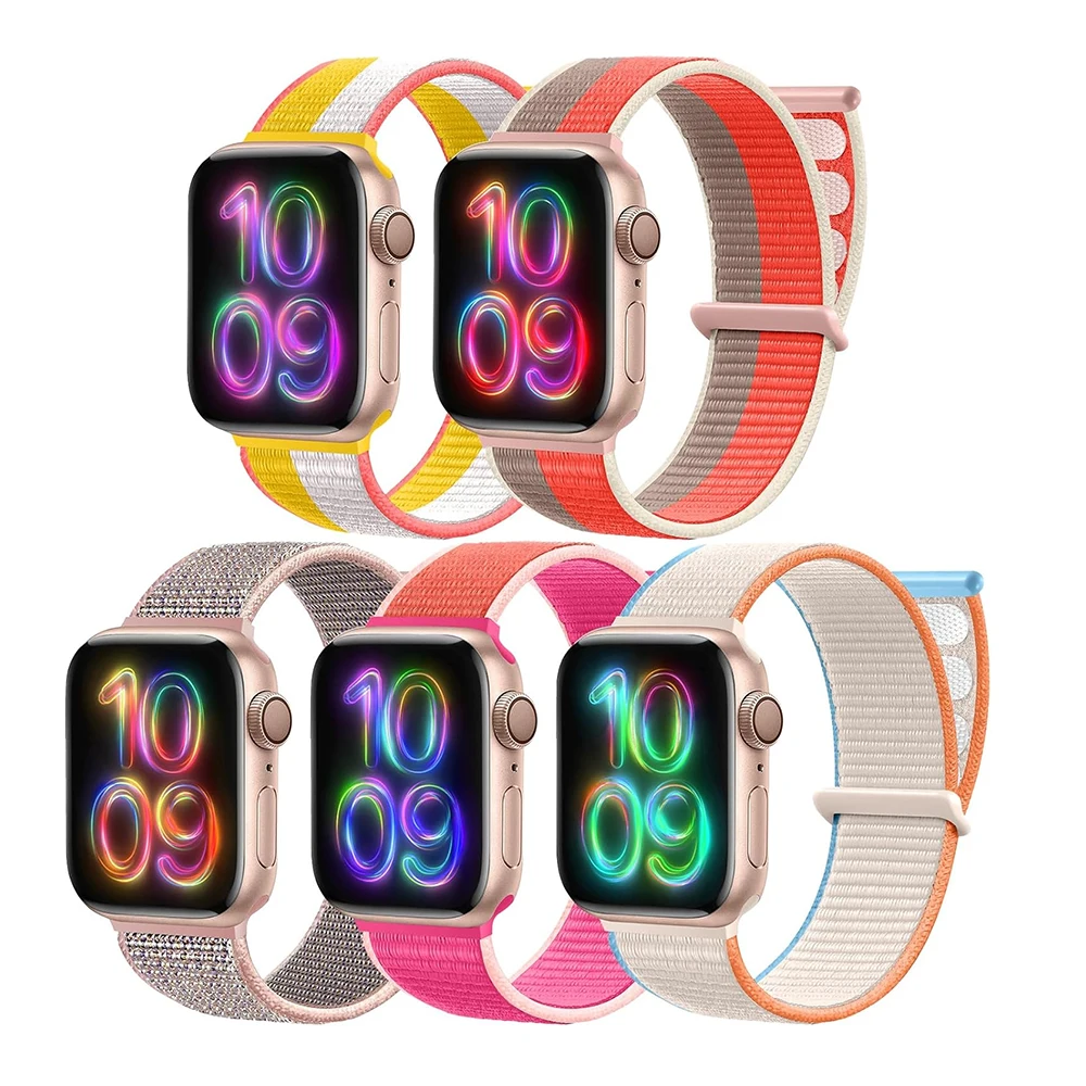 Premium Nylon Strap for Apple Watch - Stylish and Durable Bracelet Replacement