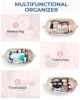 BAGSMART Makeup Bag Puffy Padded Make Up Bags for Women Makeup Organizer Case Wide-open Pouch Toiletry Bag Travel Essentials 6