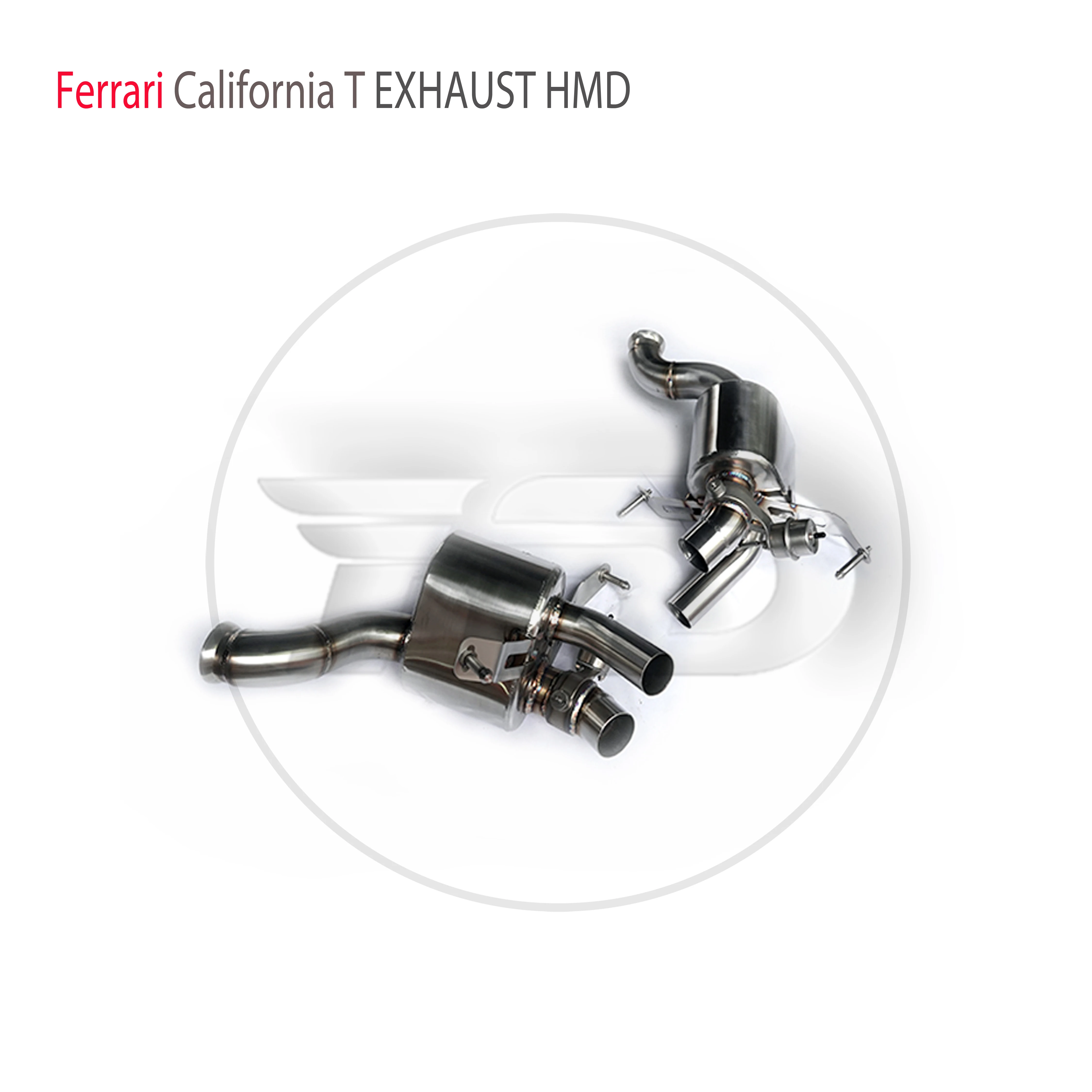 

HMD Stainless Steel Exhaust System Performance Catback is Suitable for Ferrari California T Car Valve Muffler
