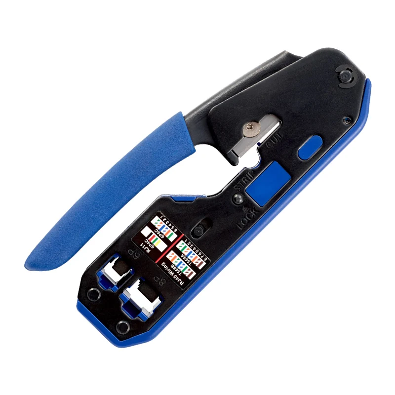 Professional Network Cable Crimping and Wire Stripping Tool