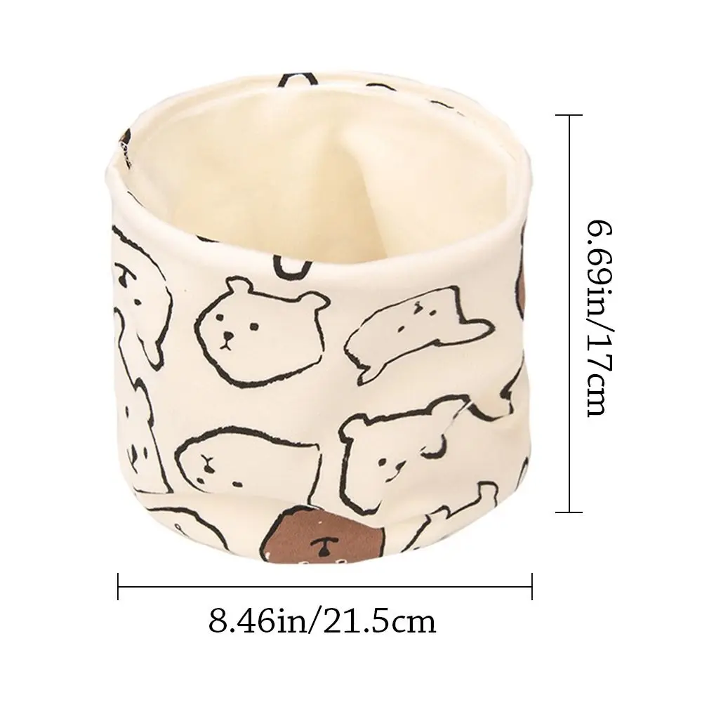 0-16 Years Old Cotton Kids Winter Scarf Fleece-lined Warm Children Neck Warmer Elastic Cute Neckerchief for Baby Boys Girls