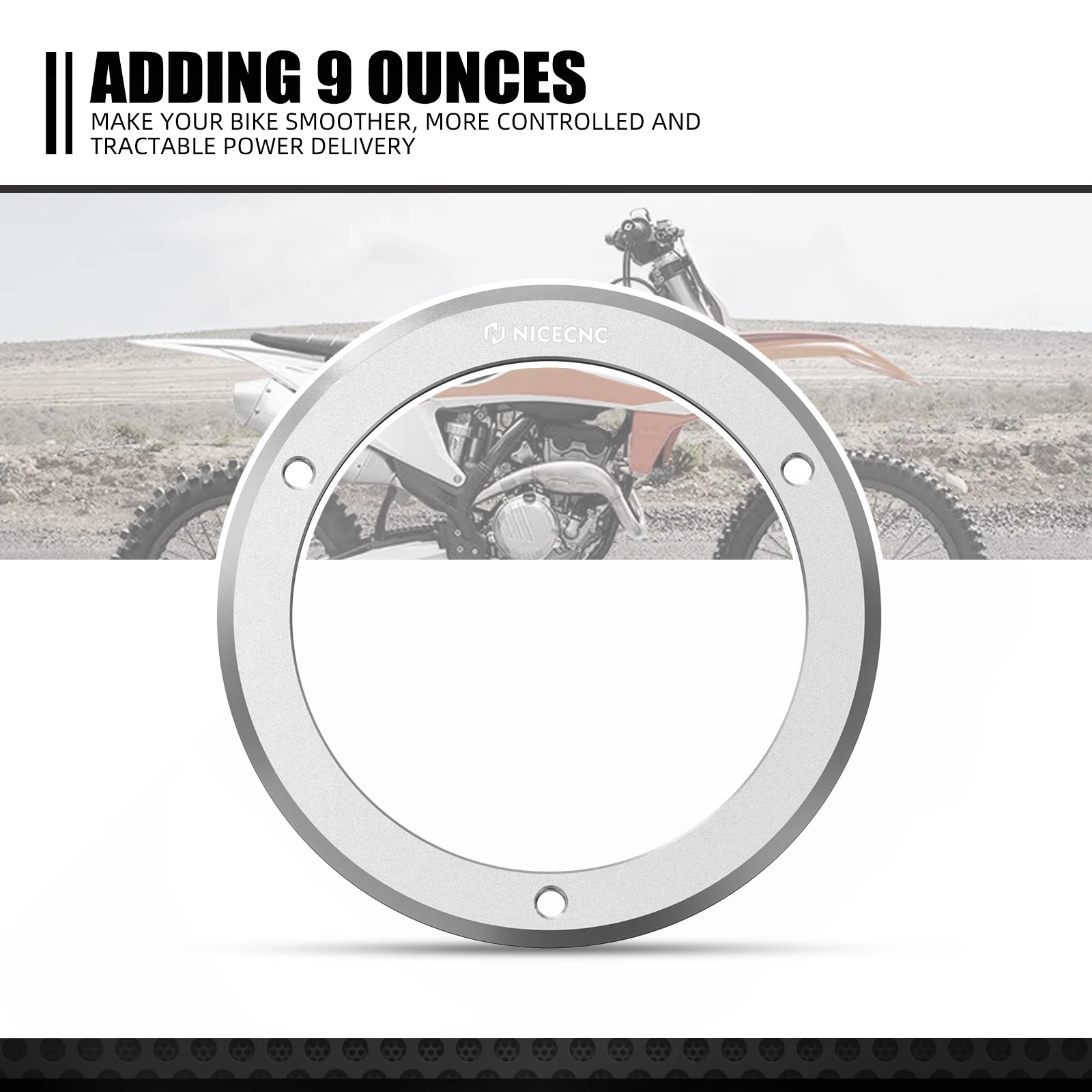 NICECNC Für KTM XC 250 XC 300 SX 300 2024 SX250 2023-2024 9 oz Schwungradgewicht 9 Unzen für Husqvarna TC 250 TX 300 2023-2024 – Detail 5