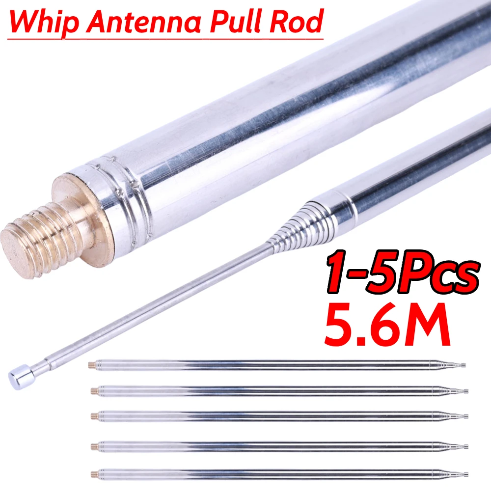 Stainless Steel Telescopic Whip Antenna for HF Radio