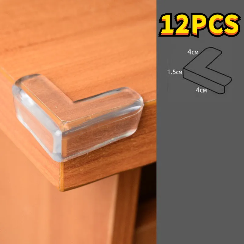Child Safety Silicone Corner Protectors - Anticollision Furniture Edge Guards