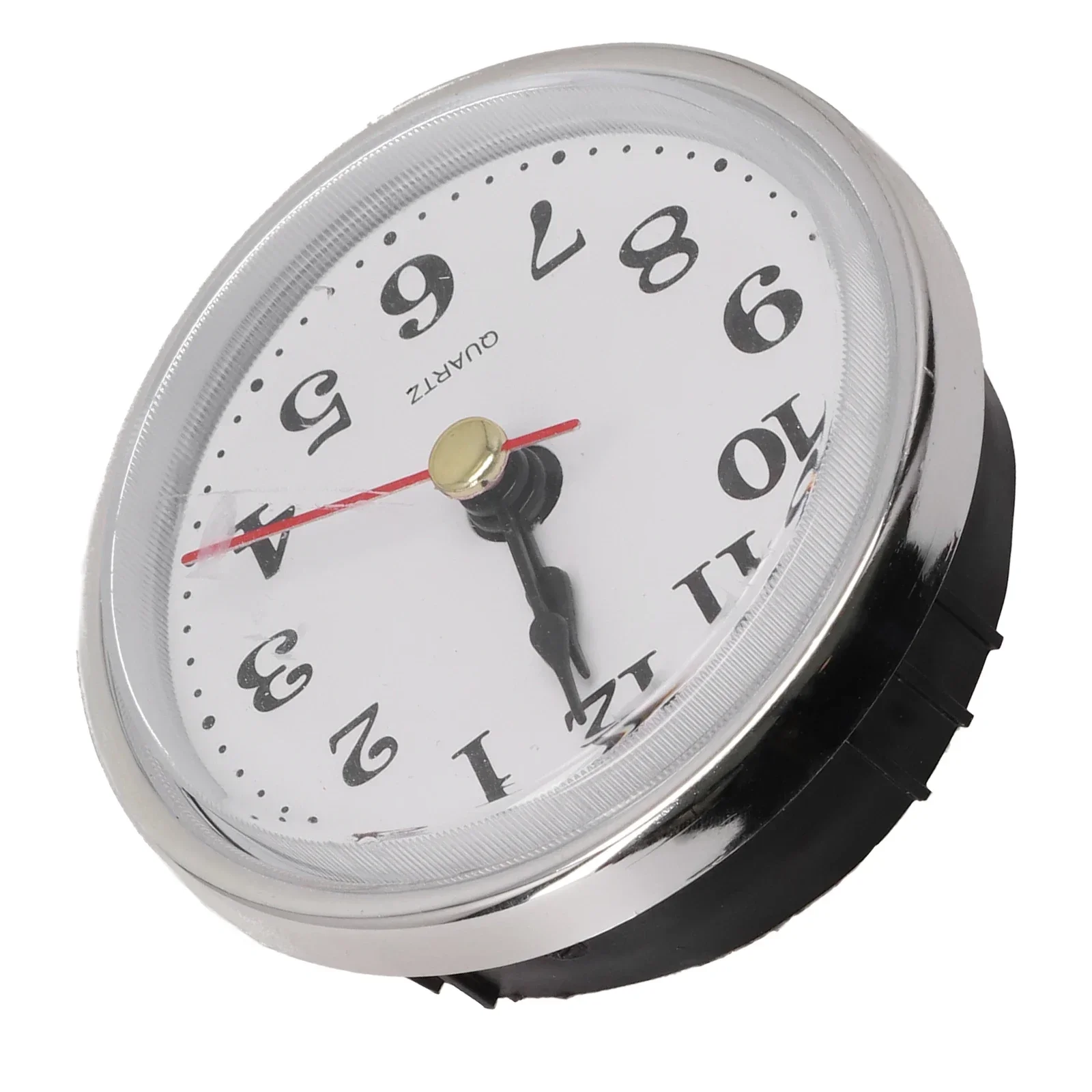 Wall Clock Movement Quartz Clock Movement Clock Accessory Kit Classic Clock Craft Quartz Movement 2-1/2" 65mm Round Clock Head Insert Arabic Numbers Wall Parts For Bedroom Living Room