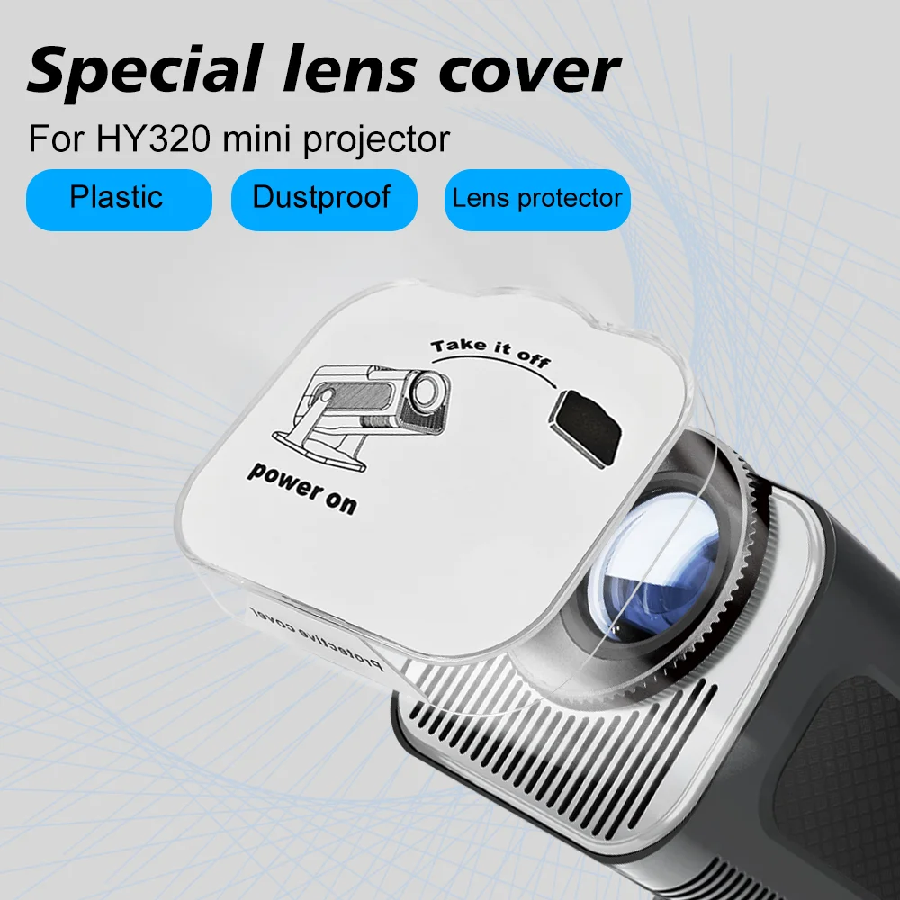 Projector lens protection Cover Avoid dust lens protector For HY320 MINI Projector,projector lens protector