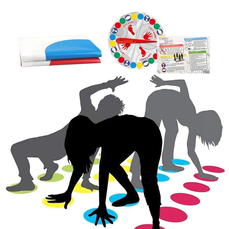 Body Twisting Game Activity Mat Party Games For Family Night