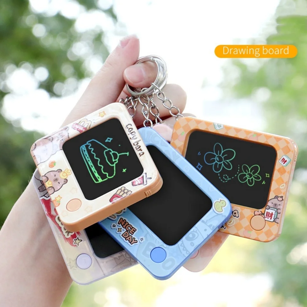 Kids Gifts Keychain Cute Mini Graffiti Drawing Board Keychain Cartoon ...
