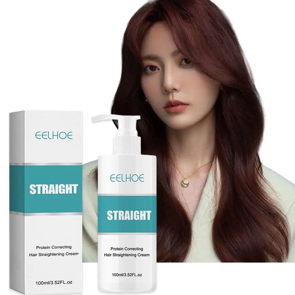 EELHOE Keratin Cream To Straighten Hair Treatment Professional Smoothing Soften Anti Frizz Dry Damaged Hair Repair Care Products