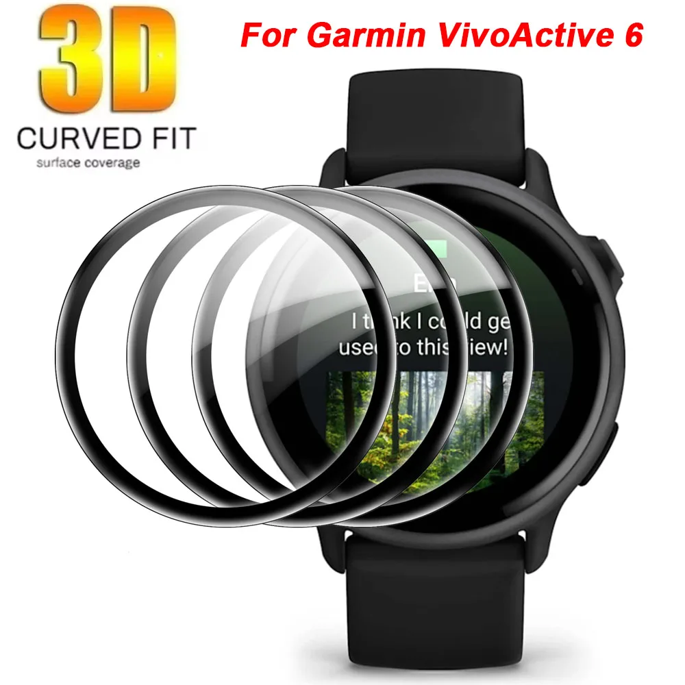 BROTECT Glas Screen Protector voor Garmin vivoactive HR (6 Stuks) Schermbeschermer [9H Hardheid, Beschermglas-Folie niet Gehard Glas