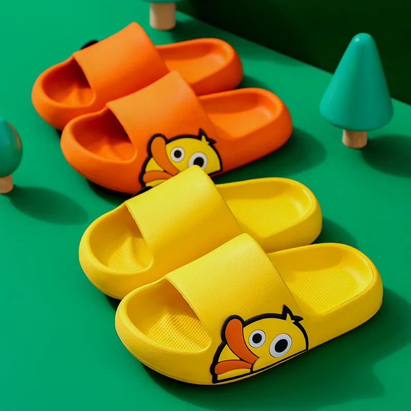 

Summer New Children's Slippers Indoor Non -slip and Soft Bottom Comfort Cute Baby House Shoes Boys and Girls Home Slippers