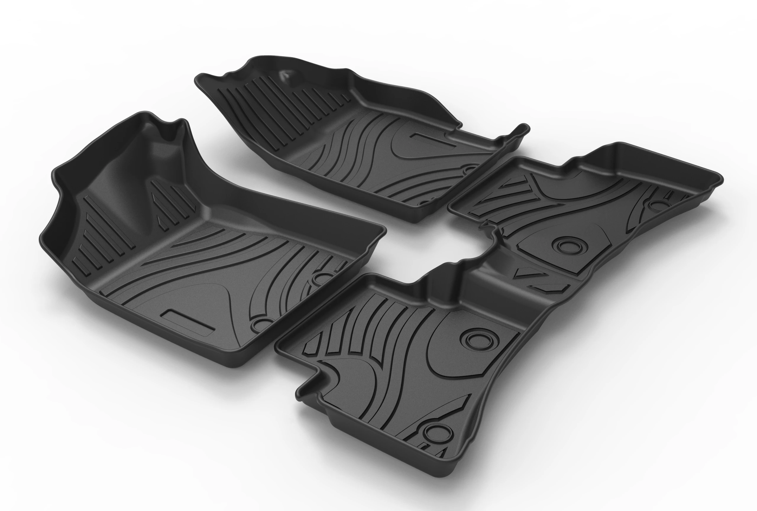 RightHandDriveForHONDABrio2019TPECarFloorMatsWaterproof