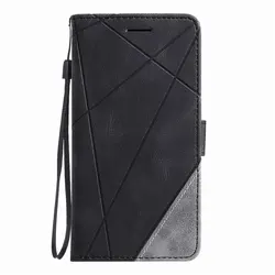 Premium Book Style Leather Cover Case with Photo Frame and Card Storage Wallet for Nokia 7.2 (Black)