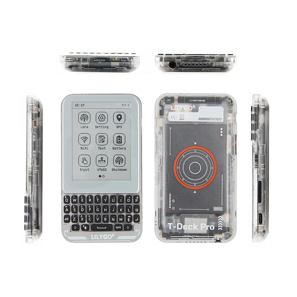 ® T-Deck Pro ESP32-S3 Development Board 4G/PCM5102A/LoRa/GPS E-Paper Touchscreen