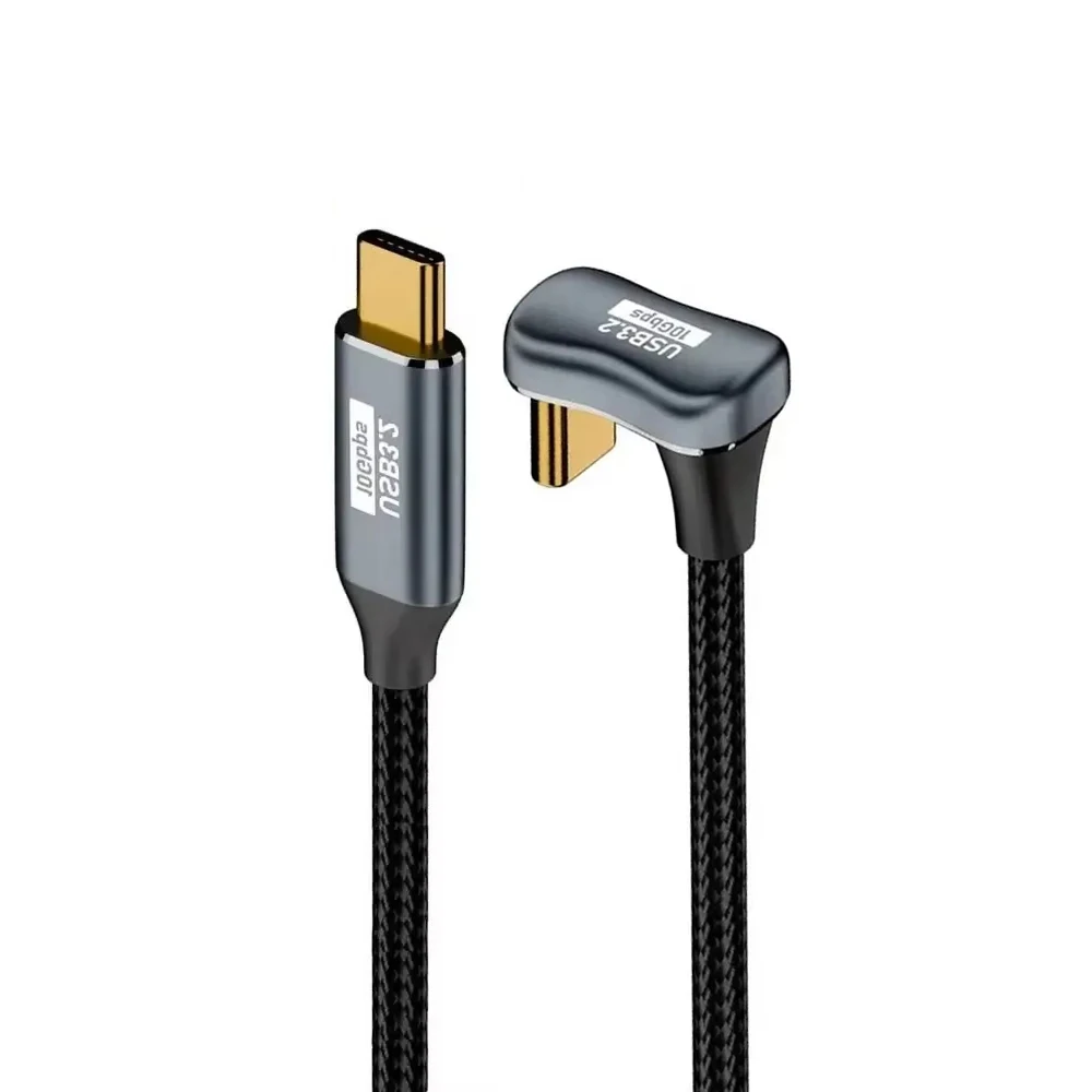 High-Speed U-Shape USB-C to USB-C Cable with 100W Power Delivery