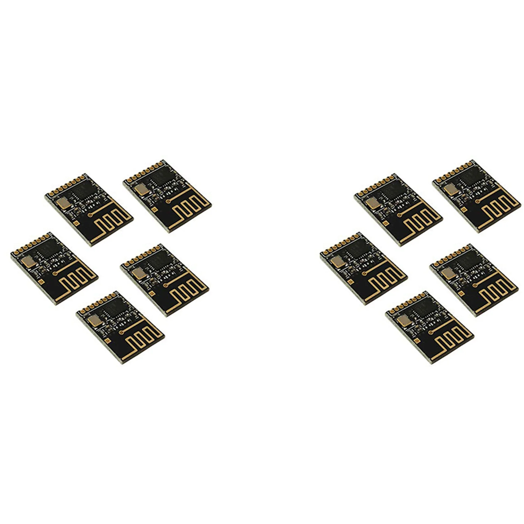 

NRF24L01 + 2,4 ГГц SMD беспроводной модуль приемопередатчика для (10 шт.) 2,4G беспроводной модуль приемопередатчика