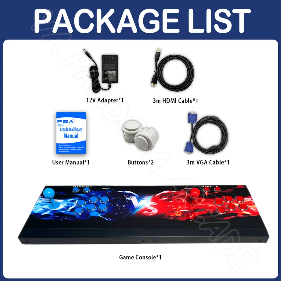 26800 in 1 Pandora SAGA DX2 Plus Retro Arcade Console Bartop