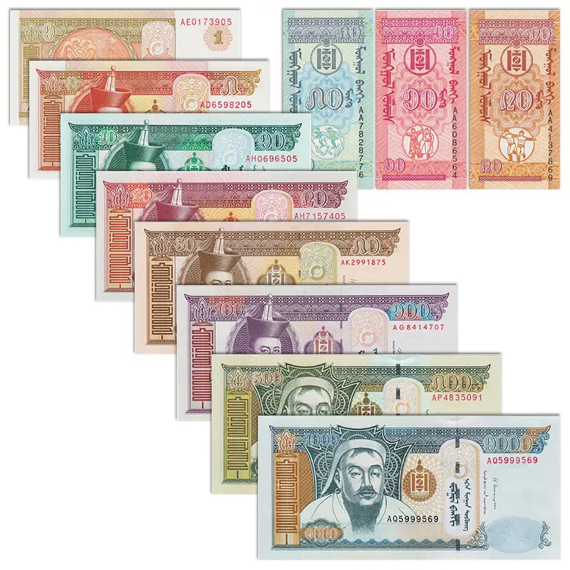 11PCS-Mongolia-Original-Notes-Set-Countries-UNC-Condition-Real ...
