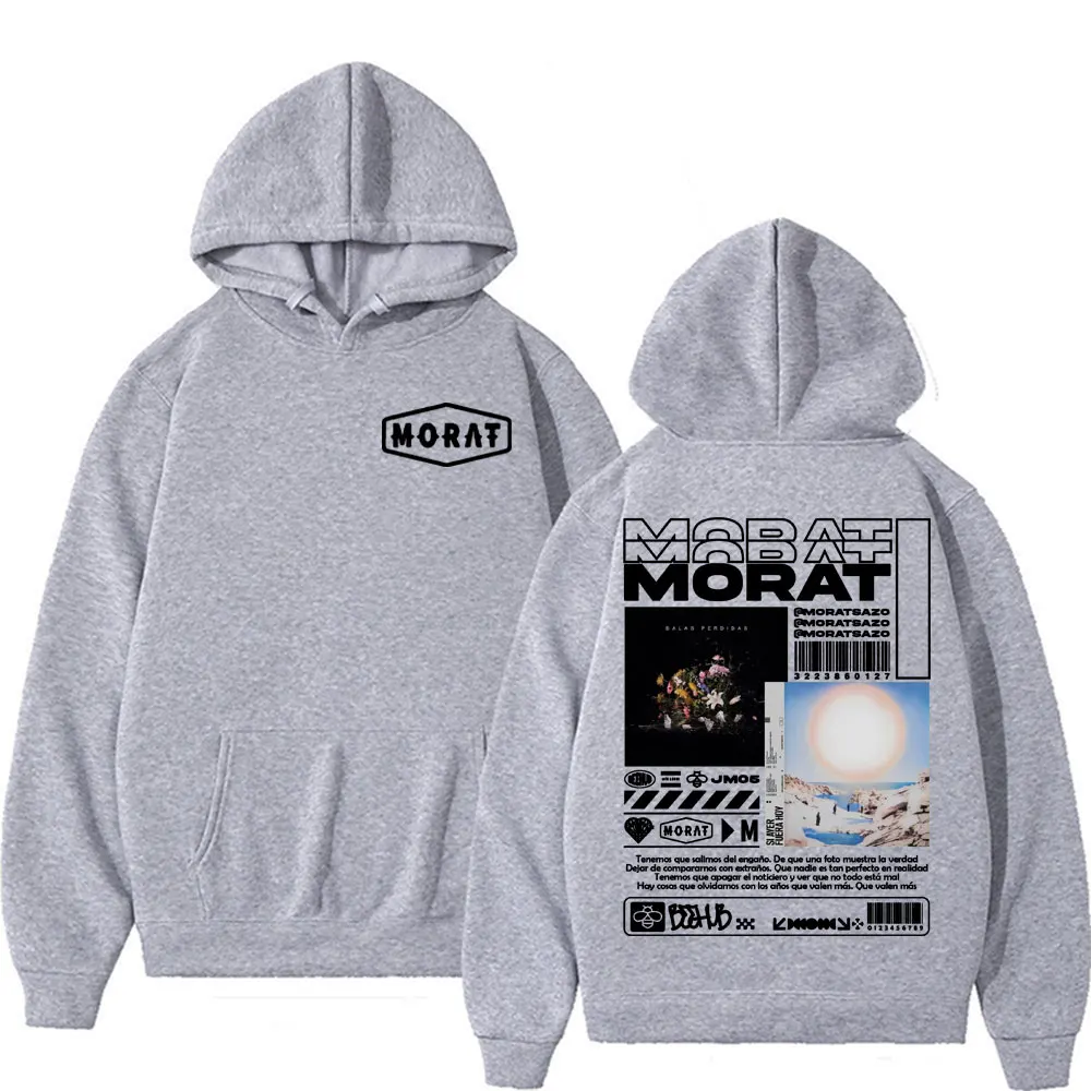 Rock Band Morat Album Graphic Hoodies Men's Hip Hop Style Fashion Vintage Sweatshirts Unisex Harajuku Casual High Quality Hoodie 4
