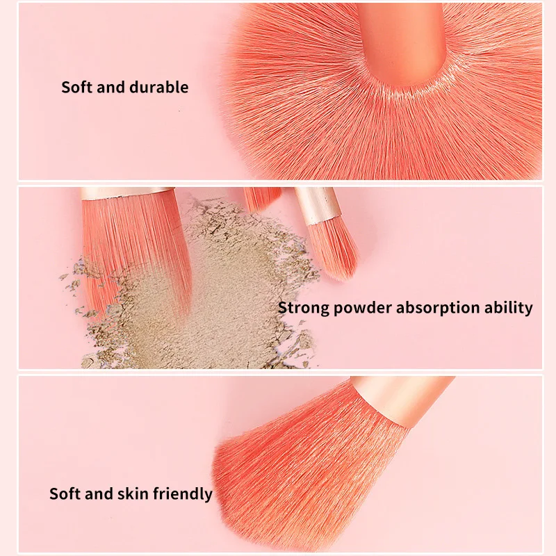 8-Piece Mini Travel Makeup Brushes Set 5