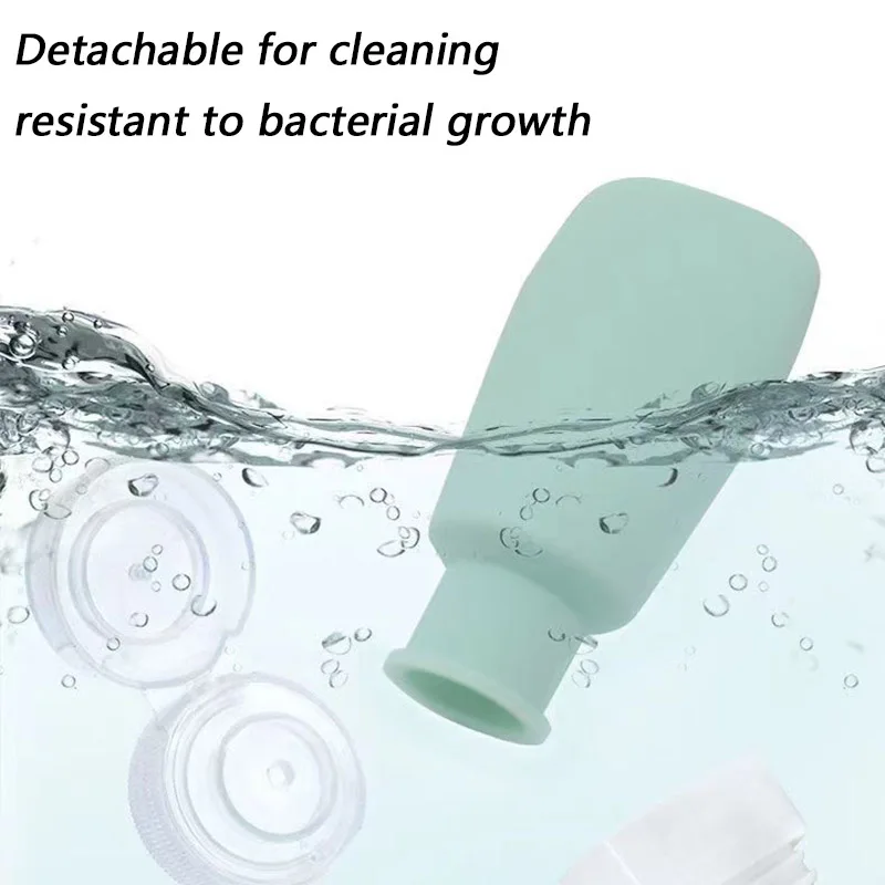 30/60/90ML Silicone Travel Bottles Leak Proof Squeezable Refillable Containers Cosmetic Tube for Shampoo Lotion Liquids Bottling