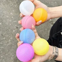 6/12/24Pcs Reusable Water Balloons Soft Silicone Water Bomb Quick-Fill Water Balls Summer Pool Beach Party Fun Game Water Toy 2