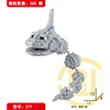 DIY Pokemon Blocks Small Cartoon Mini Building Block Pikachu Charizard Eevee Mewtwo Anime Assemble Action Model Dolls Toys 3