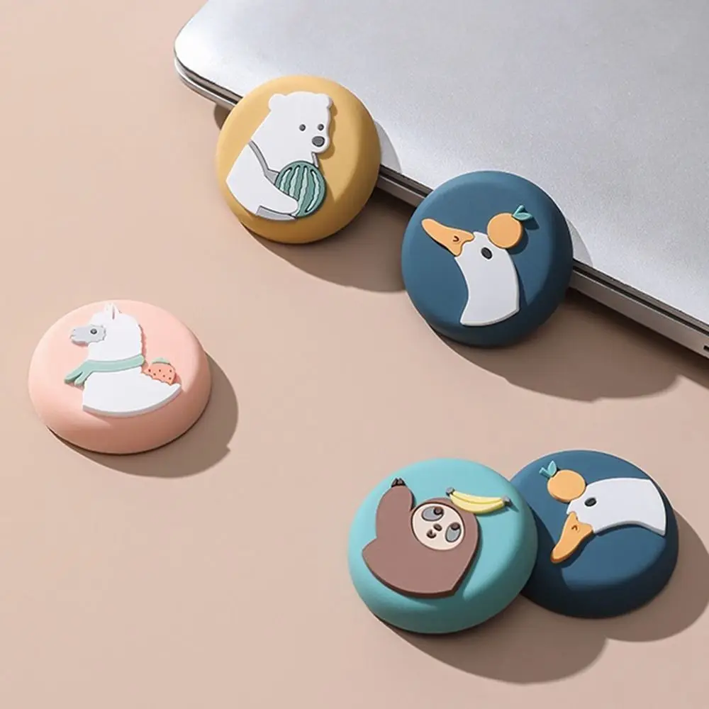 Door Stopper Silicone Door Stopper Door Stopper Bumpers Silicone Rubber Bumpers Cartoon Self-adhesive Door Stopper Anti-collision Silicone Door Handle Bumper Anti-Shock Protection Porte Pad Wall Protector Pad