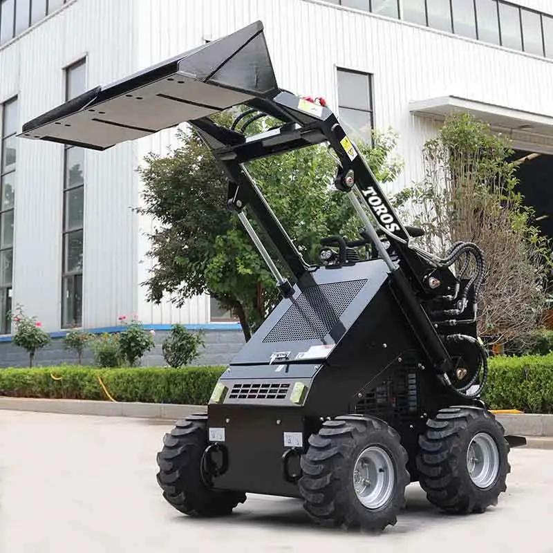 Small Agriculture Machinery Wheel Skid Steer Laoder Wholesale Customize Mini Skid Steer Loader Chinese High Quality Minicargador
