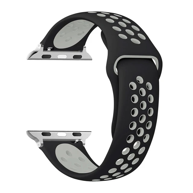 Breathable Silicone Sports Watch Strap