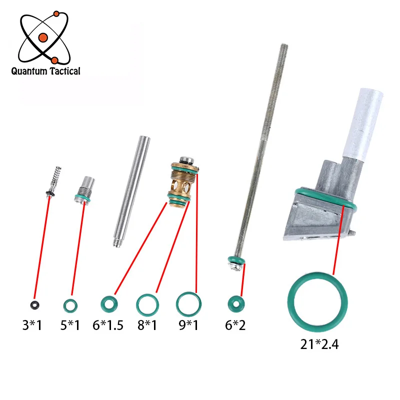Airsoft Tactical P1 GBB Fluorine Rubber O Ring Set for Magazine