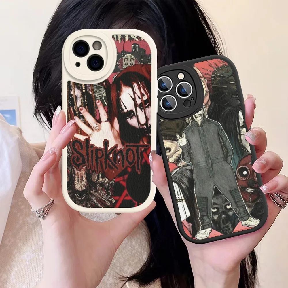 

S-Slipknots-RockS Phone Case Hard Leather For iPhone 14 13 12 Mini 11 14 Pro Max Xs X Xr 7 8 Plus Fundas