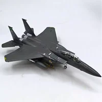 ⁦مجسم طائرة مقاتلة معدني طراز F-15E مقاس 19.4 سم | 19.4cm F-15E Alloy Diecast Fighter Airplane Model⁩ - الصورة ⁦3⁩