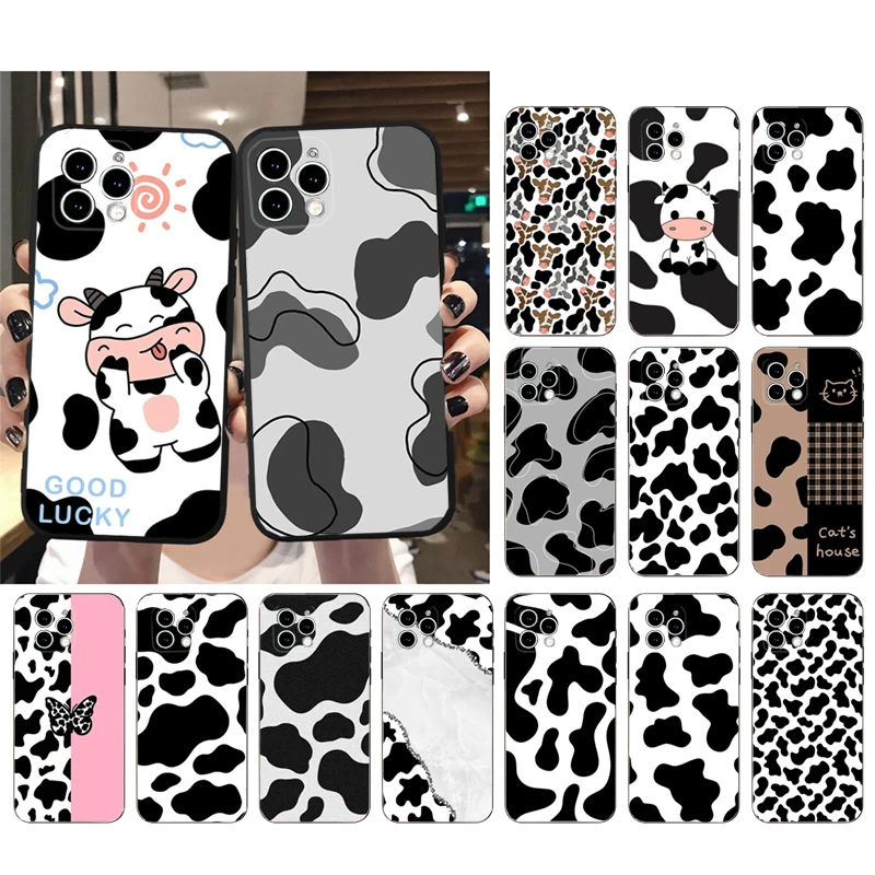 우유소 프린트 휴대폰 케이스, 아이폰 15, 14 프로 맥스, 13, 12, 11 프로 맥스, XS맥스, XR, 12, 13 미니, 14 플러스용 