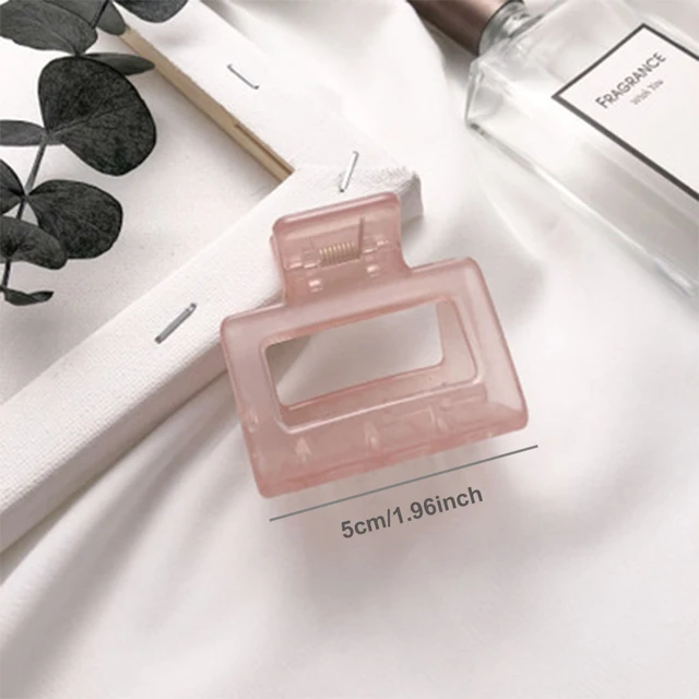 Hot Sale Solid Color Claw Clip Large Barrette Crab Hair Claws Bath Clip Ponytail Clip For Women Girls Hair Accessories Gifts B1-5cm