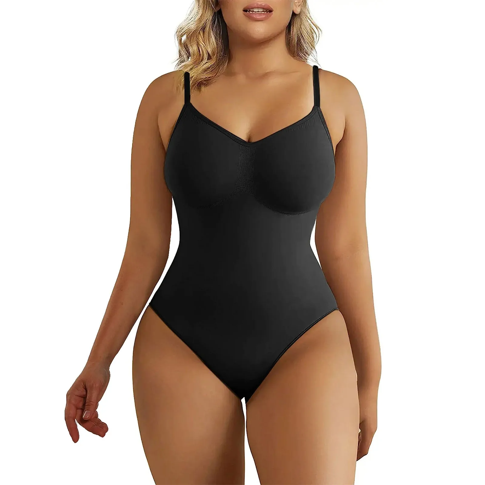 Bodysuit For Women Shapewear Seamless Sculpting Thong Body Shaper Tank Top Youthful Woman Clothes Female Clothing Bodysuit Women