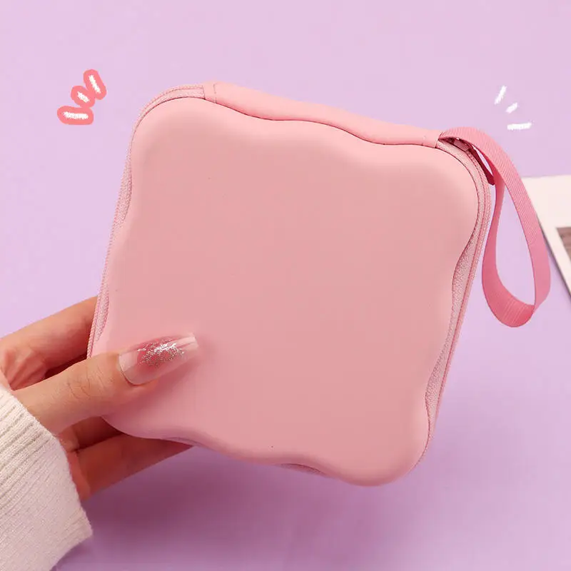 Portable Cable Protector Set Storage Bag Lovely Bow Knot Travel Storage Bag Cute Cable Charger Protector Cord Organizer