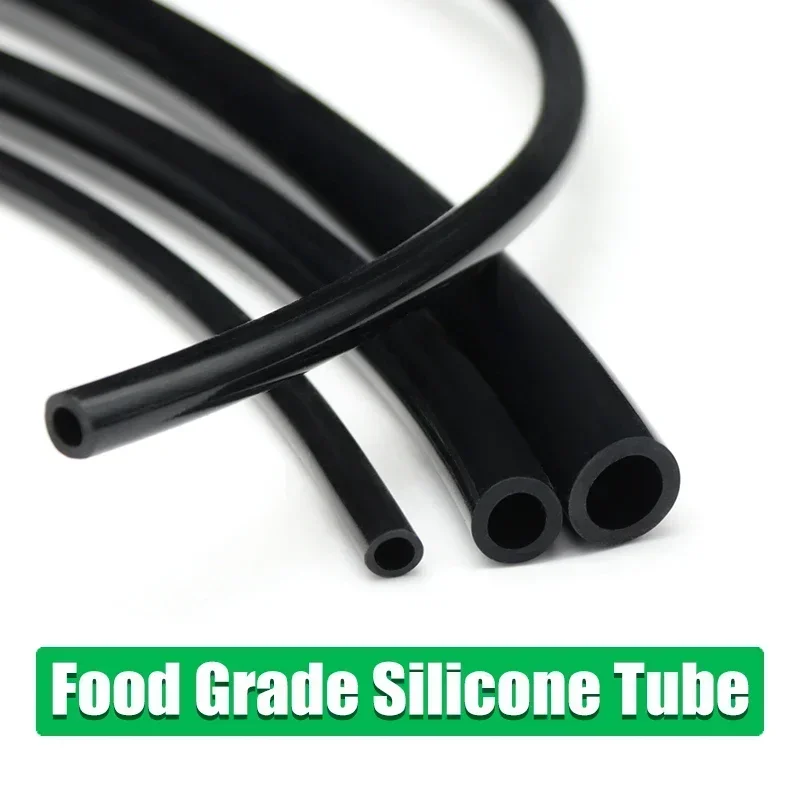 Silicone Tube Rubber Tubing Rubber Tube Rubber Hose Plumbing Supply Hose Food Grade Silicone Rubber Hose ID 0.5-25 mm Soft Flexible Water Hose