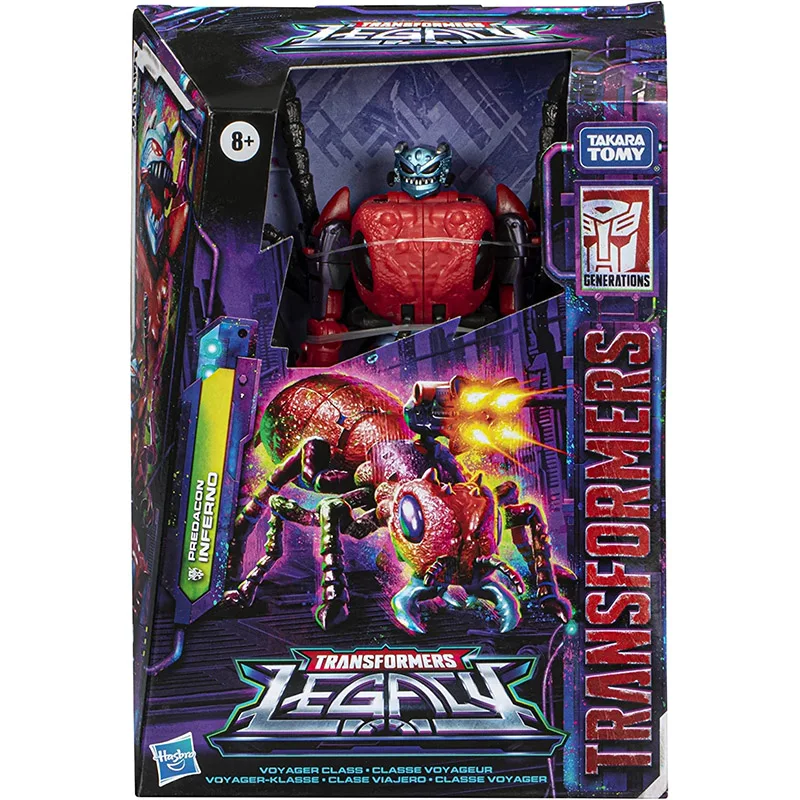 

Трансформеры игрушки поколения Voyager Legacy Predacon Инферно 7-дюймовая экшн-фигурка Модель Коллекционная игрушка подарок