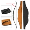 1PC Archery Recurve Bow Bag Case Pocket Soft Leather Archery Hunting Traditional Bow and Arrow Quiver Bag Carry 1