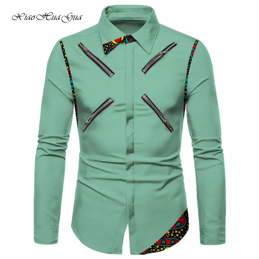 Mode Africaine Homme Ensemble Dashiki Africain Homme 2 Pièces - Chemise & Pantalon Cérémonie Mariage Costume Ethnique Coton