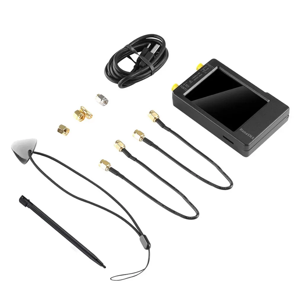 NanoVNA-H Vector Network Antenna Analyzer 10KHz-1.5GHz, MF HF, VHF, UHF Spectrum Analyzer Nano vna Digital VNA-H Tester 6