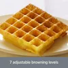 All-Clad 2100046968 99010GT Stainless Steel Belgian Waffle Maker with 7 Browning Settings, 4-Square, Silver 4