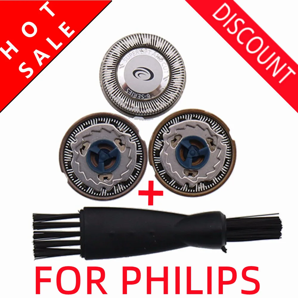 3pcs Replacement Shaver Head for Philips Norelco HQ156 HQ167 HQ540 HQ560 HQ586 HQ5421 HQ5425 HQ5461 HQ5465 Cool Skin 5000/6000