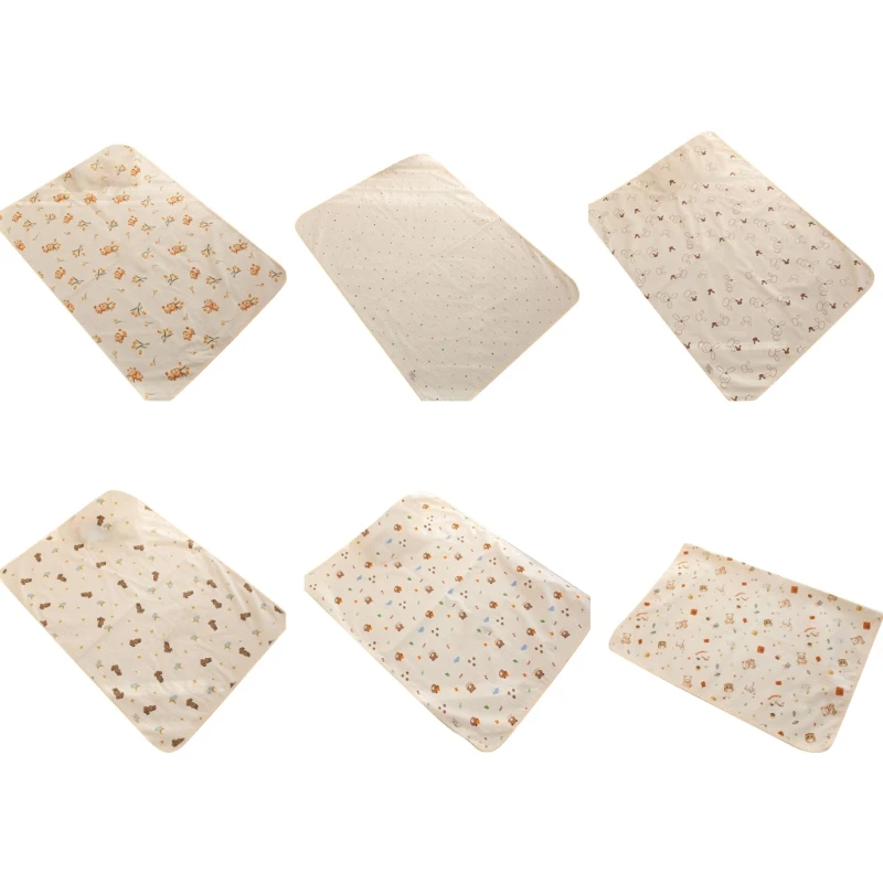 

Diaper Changing Pad for Baby Newborns Cotton Change Mat Liner Strong Absorbent Sheet Bed Pad Diapering Sheet Protector Y55B