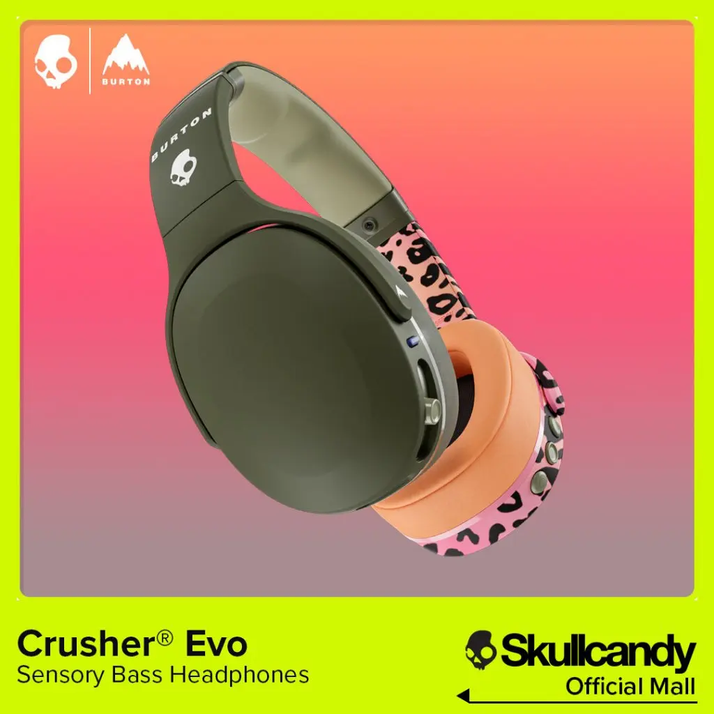 Skullcandy Crusher Evo × Burton Smu Ltd Noise-canceling Earphones 