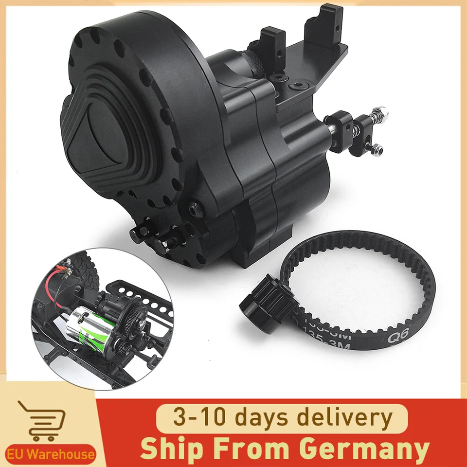 Couvercle Moteur RC 1/10 Pour SCX10 – Noir, Léger, Avec Vis Et Manuel