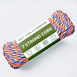 Ultimate 30 - Meter Multi - Functional Paracord for Outdoor Survival and Safety (Rainbow)